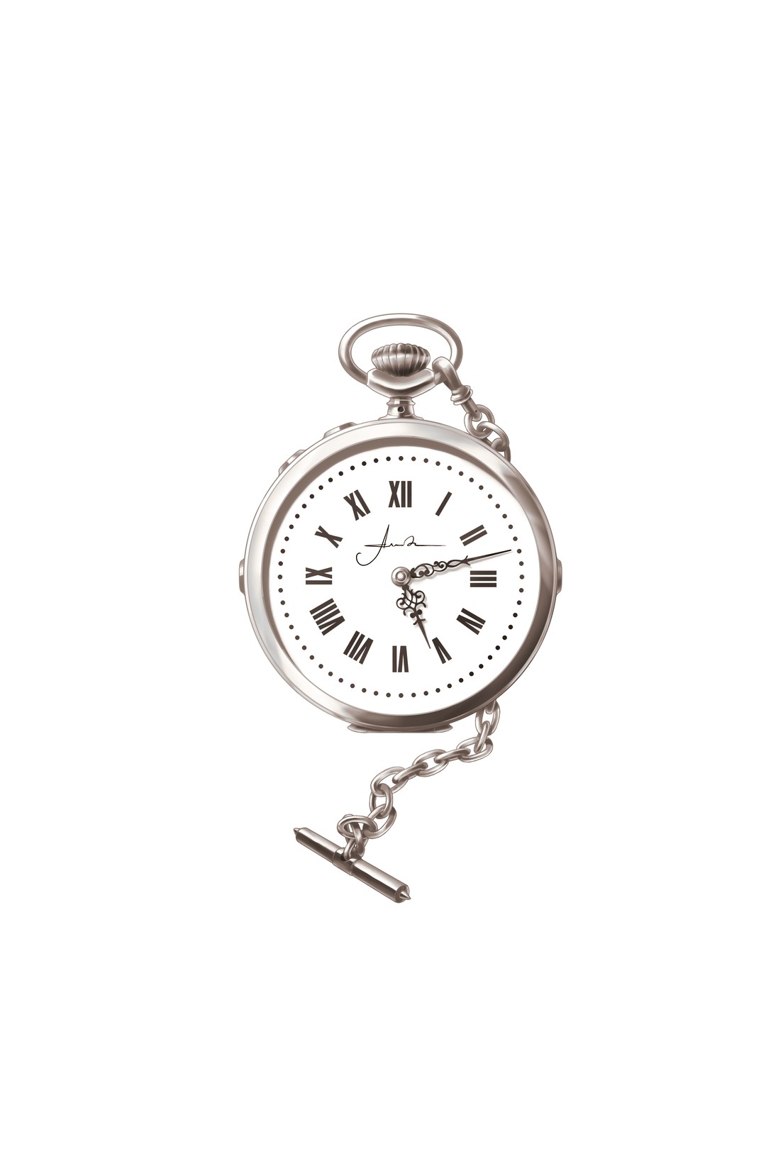 Карманные часы на цепочке